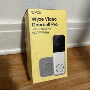 Wyze video doorbell pro + Wyze chime pro